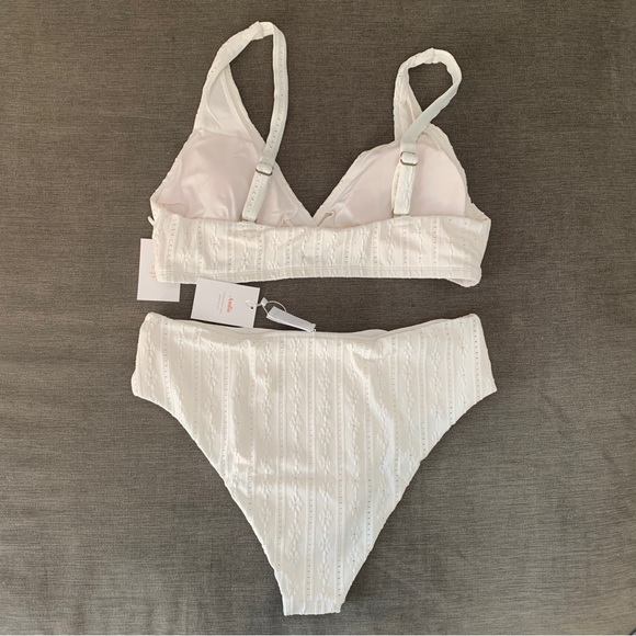 Andie Swim Bikini Set Swimsuit - Belmar Top and High Waisted Bottom Coco- XL NWT - Picture 2 of 5